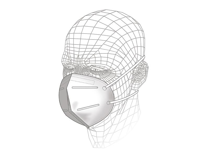 Fold Flat Respirator P1 (Pack 3)