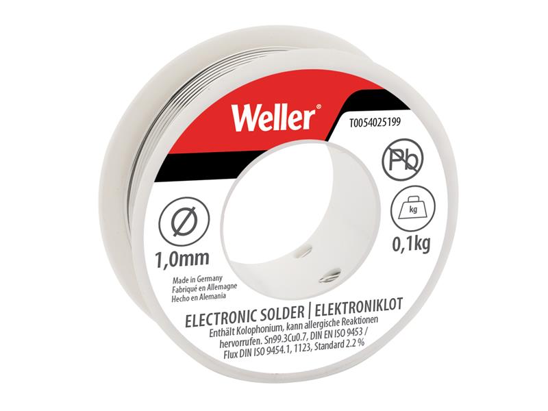 Weller WEL54025199 EL99/1-100 Lead-Free Solder 1.0mm 100g