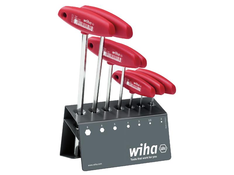Wiha WHA00953 L-key with T-handle Set, 8 Piece