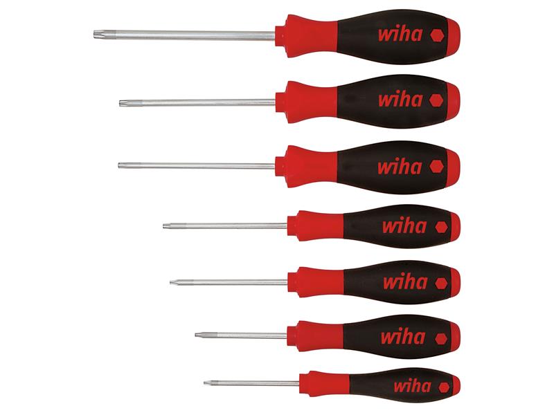 Wiha WHA01299 SoftFinish® TORX® Screwdriver Set, 7 Piece