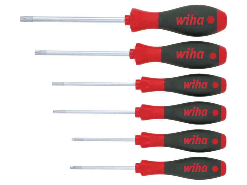 Wiha WHA07155 SoftFinish® TORX® Screwdriver Set, 6 Piece