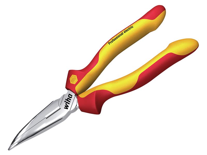 Wiha WHA27425 Professional electric Bent Needle Nose Pliers 200mm