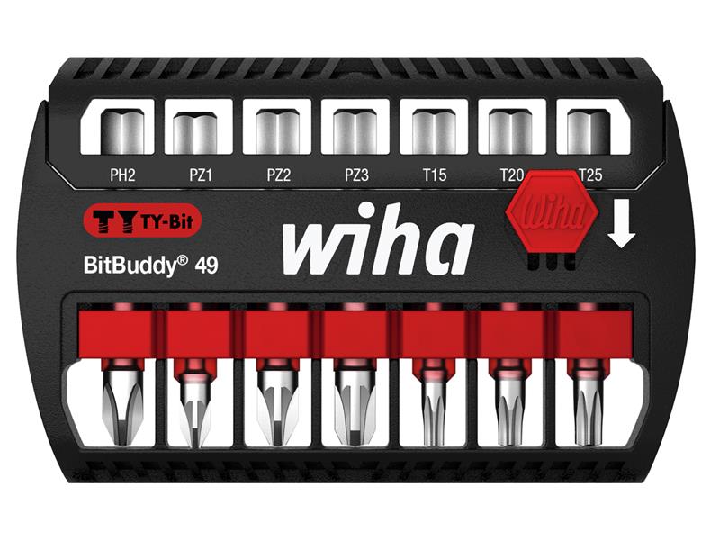 Wiha WHA42116 BitBuddy® TY Bit Set, 7 Piece