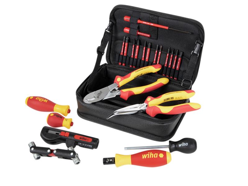 Wiha WHA45289 Wall Box Installation Tool Set, 22 Piece