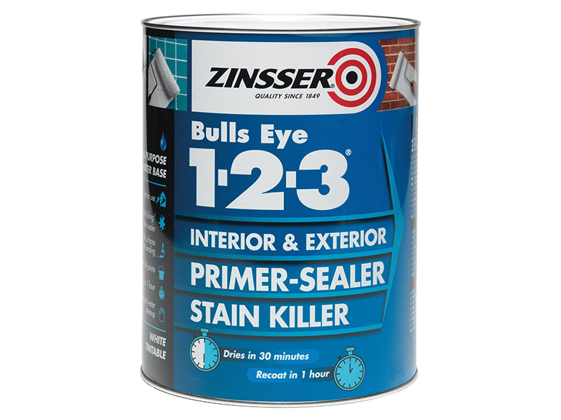 Zinsser ZINBE123500 Bulls Eye® 1-2-3 Primer & Sealer Paint