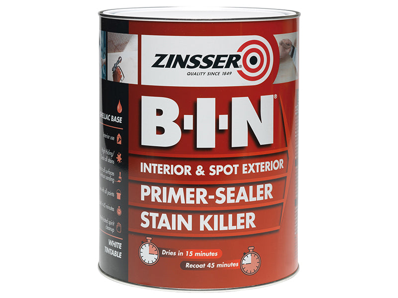 Zinsser ZINBIN500 B.I.N® Primer, Sealer & Stain Killer